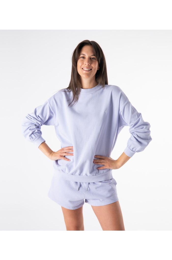 Liliac oversized sweatshirt for women made with organic cotton